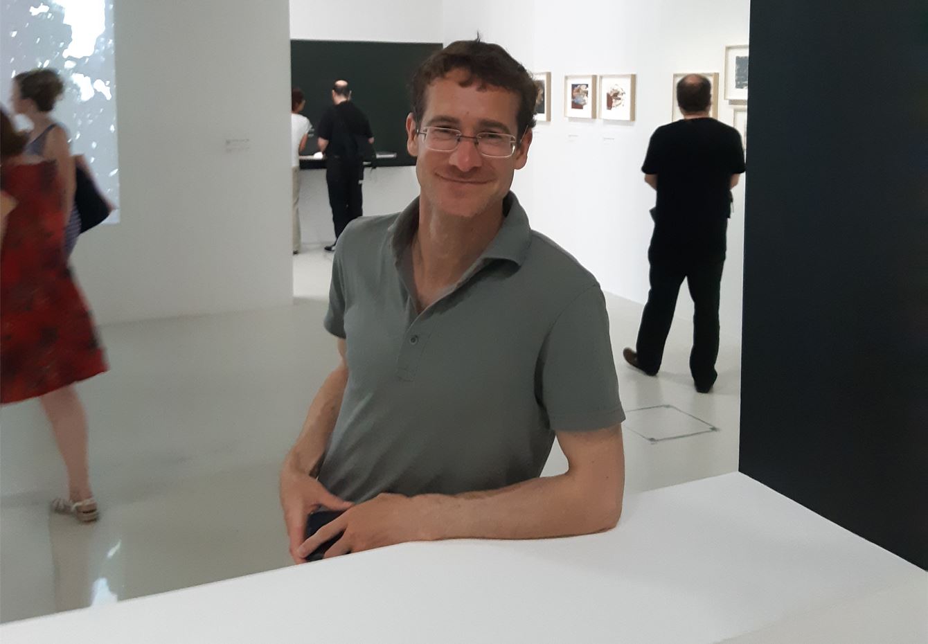 Yann Martineau au Centre National d'Art et de Culture Georges-Pompidou, photo Enrique de Abreu 2019